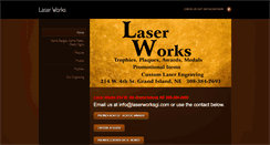 Desktop Screenshot of laserworksgi.com